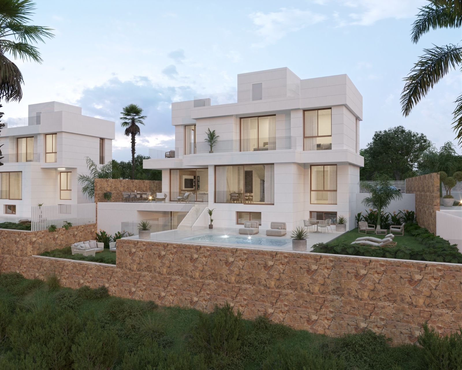 04 modern white luxury pool